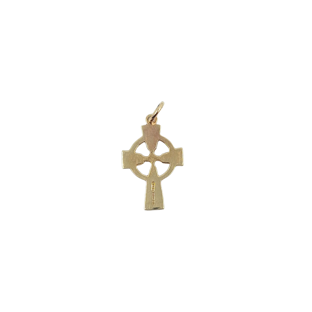 9ct Yellow Gold Celtic Cross