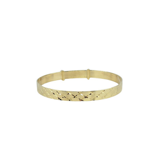 9ct Yellow Gold Childs Expanding Bangle