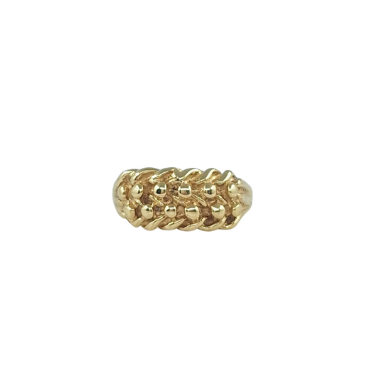 9ct Yellow Gold Keeper Ring