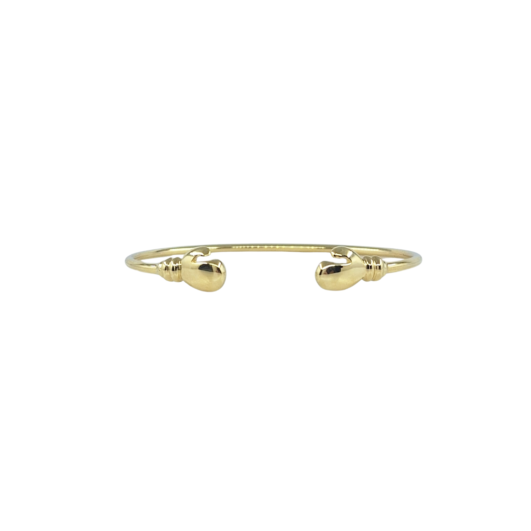 9ct Yellow Gold Boxing Glove Childs Bangle