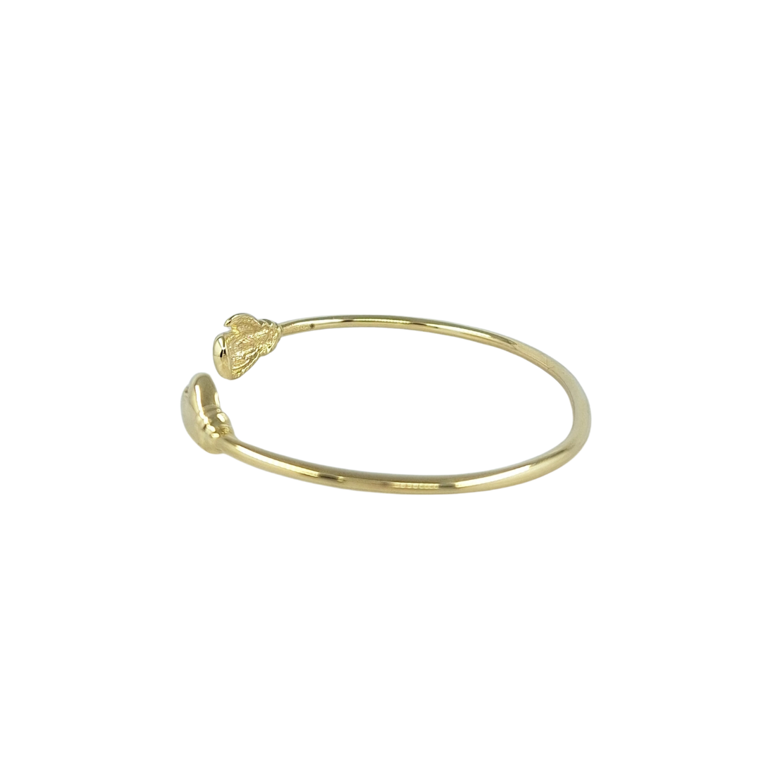 9ct Yellow Gold Boxing Glove Childs Bangle