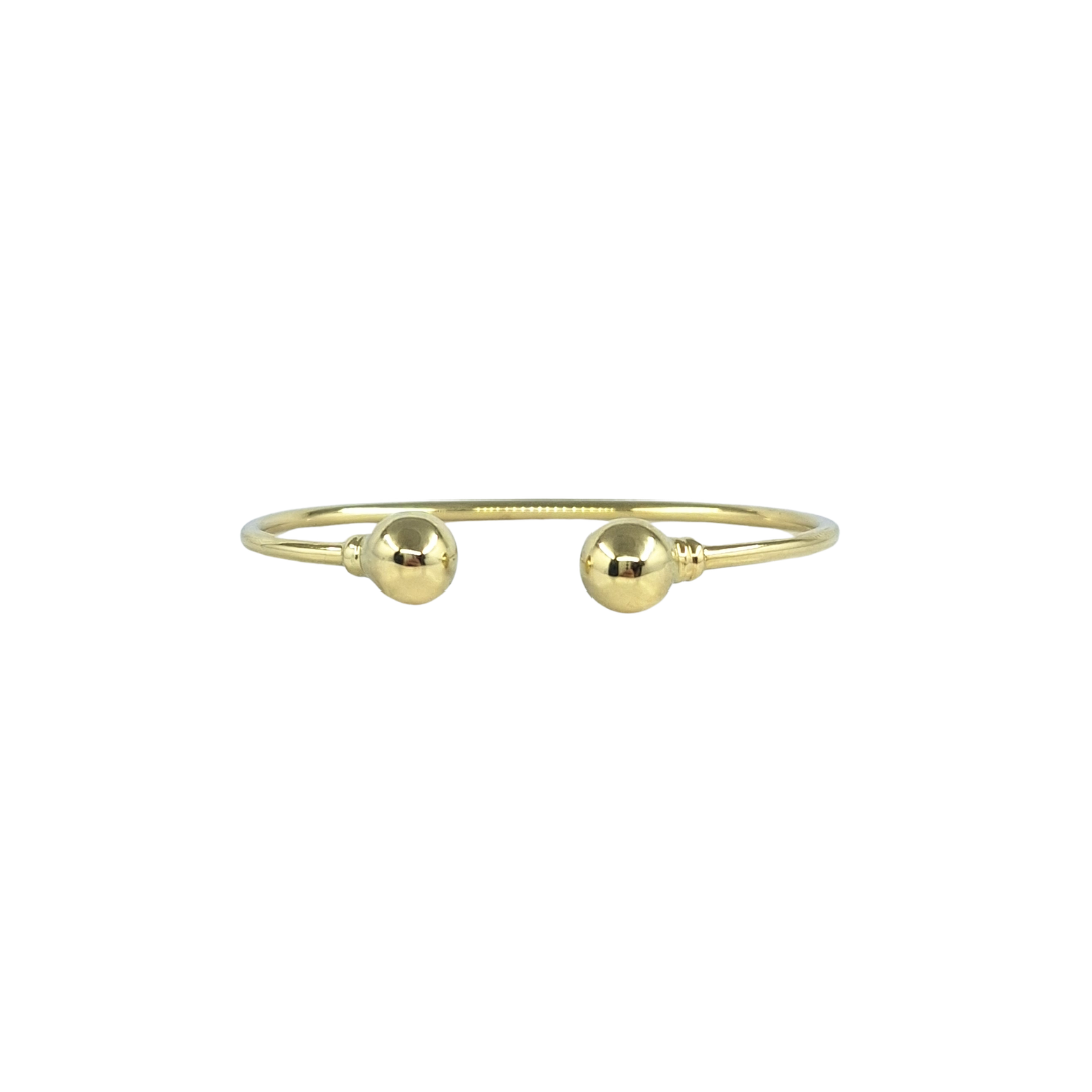 9ct Yellow Gold Baby Torque Bangle