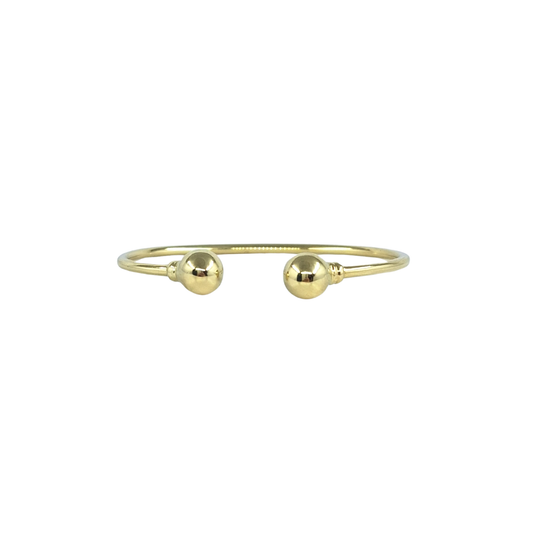 9ct Yellow Gold Baby Torque Bangle