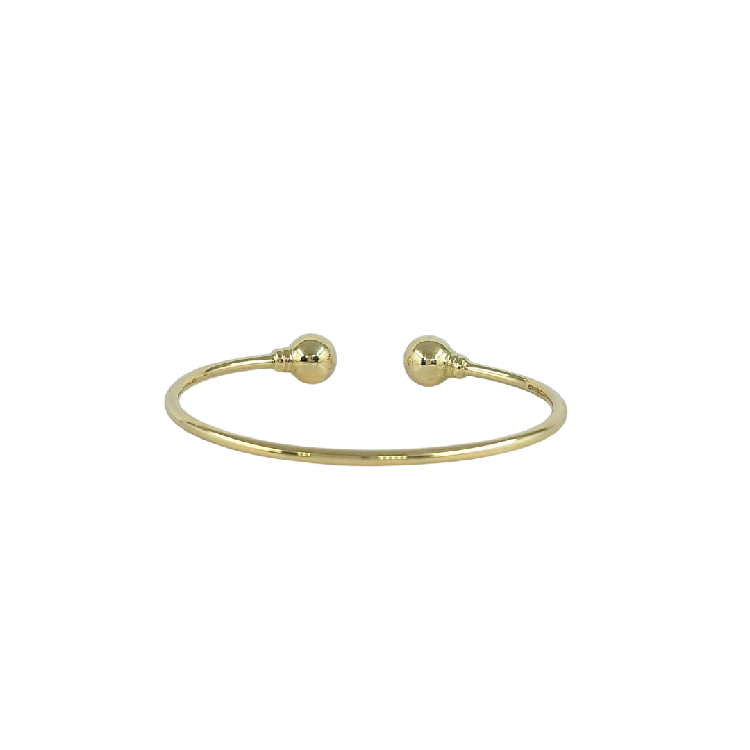 9ct Yellow Gold Baby Torque Bangle