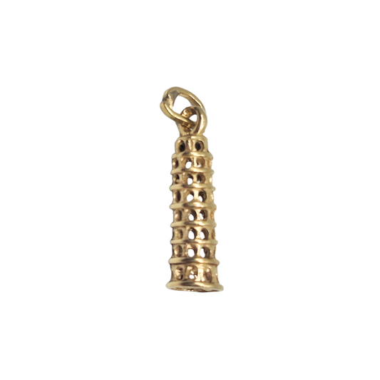 18ct Yellow Gold Pisa Charm