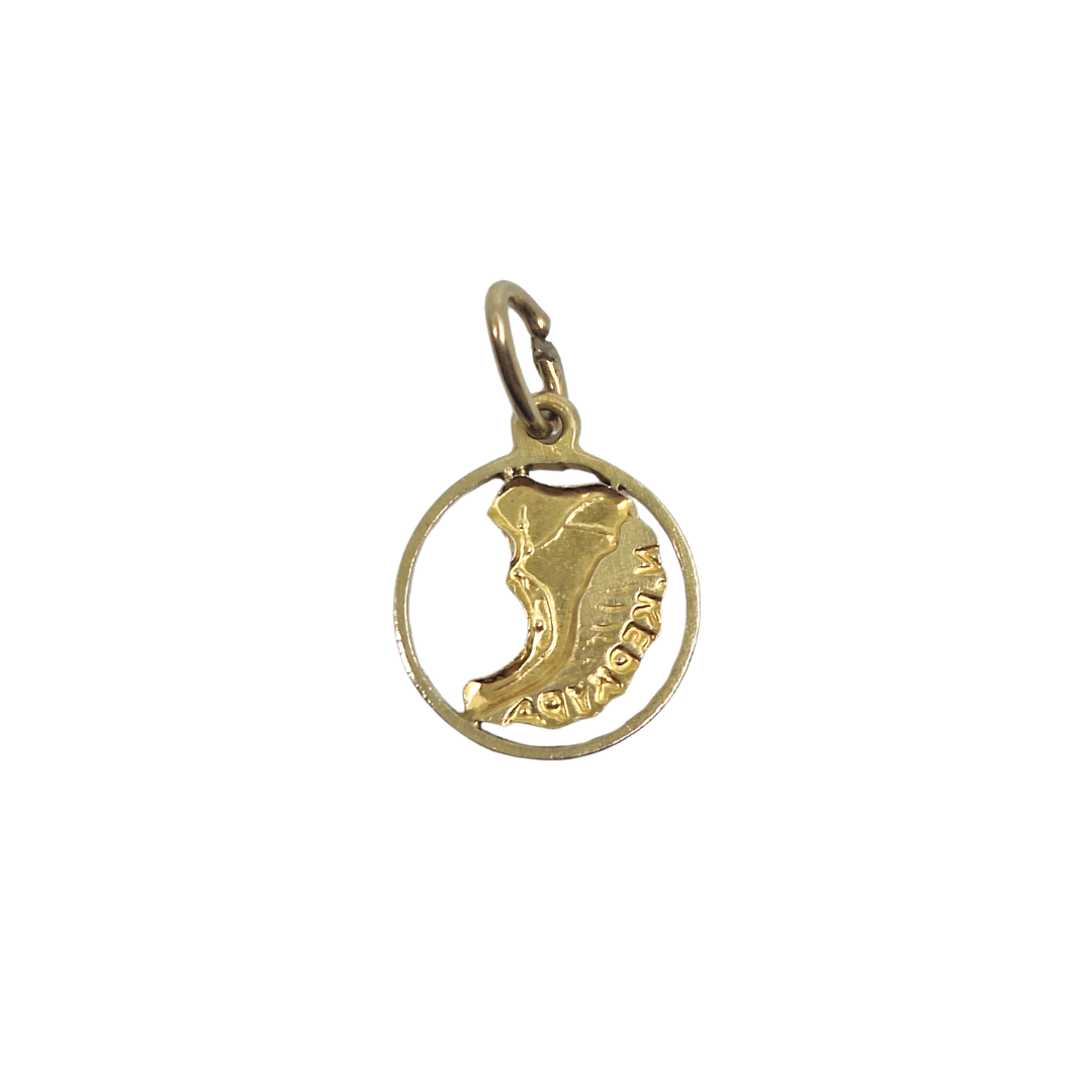 14ct Yellow Gold Corfu Charm
