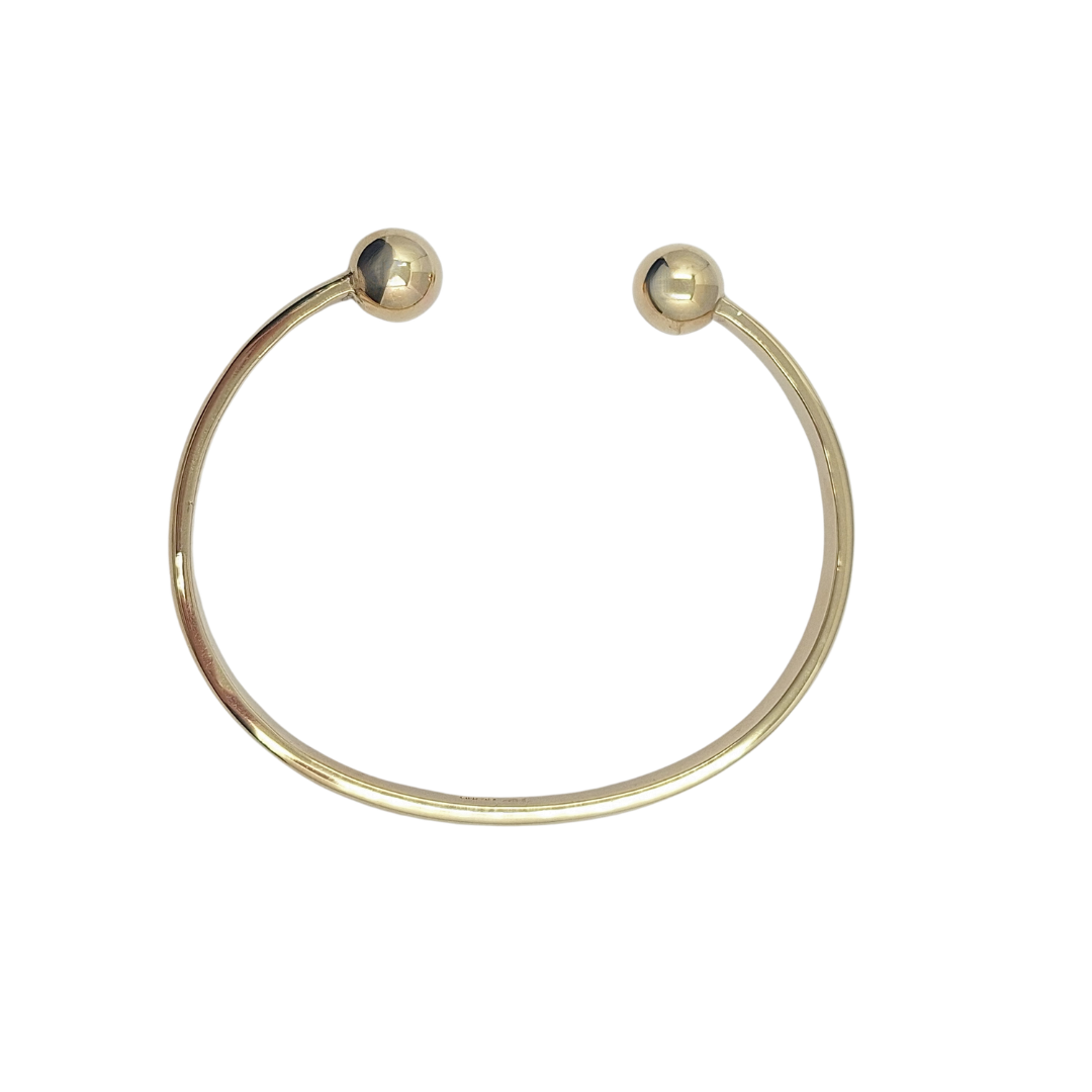 9ct Yellow Gold Torque Bangle