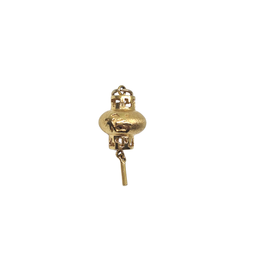 14ct Yellow Gold Chinese Lantern Charm