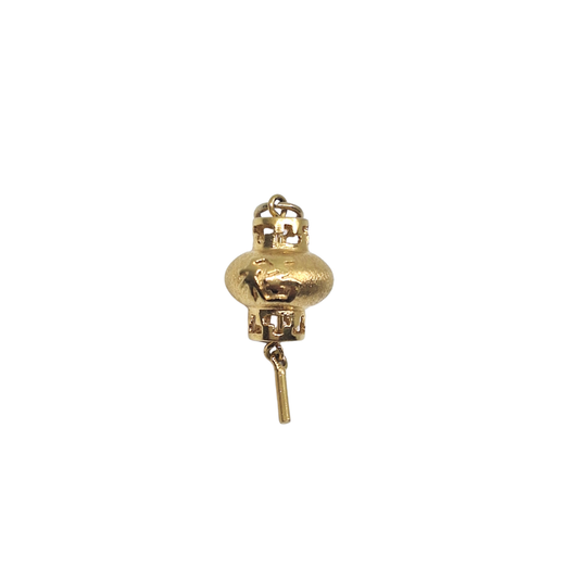 14ct Yellow Gold Chinese Lantern Charm
