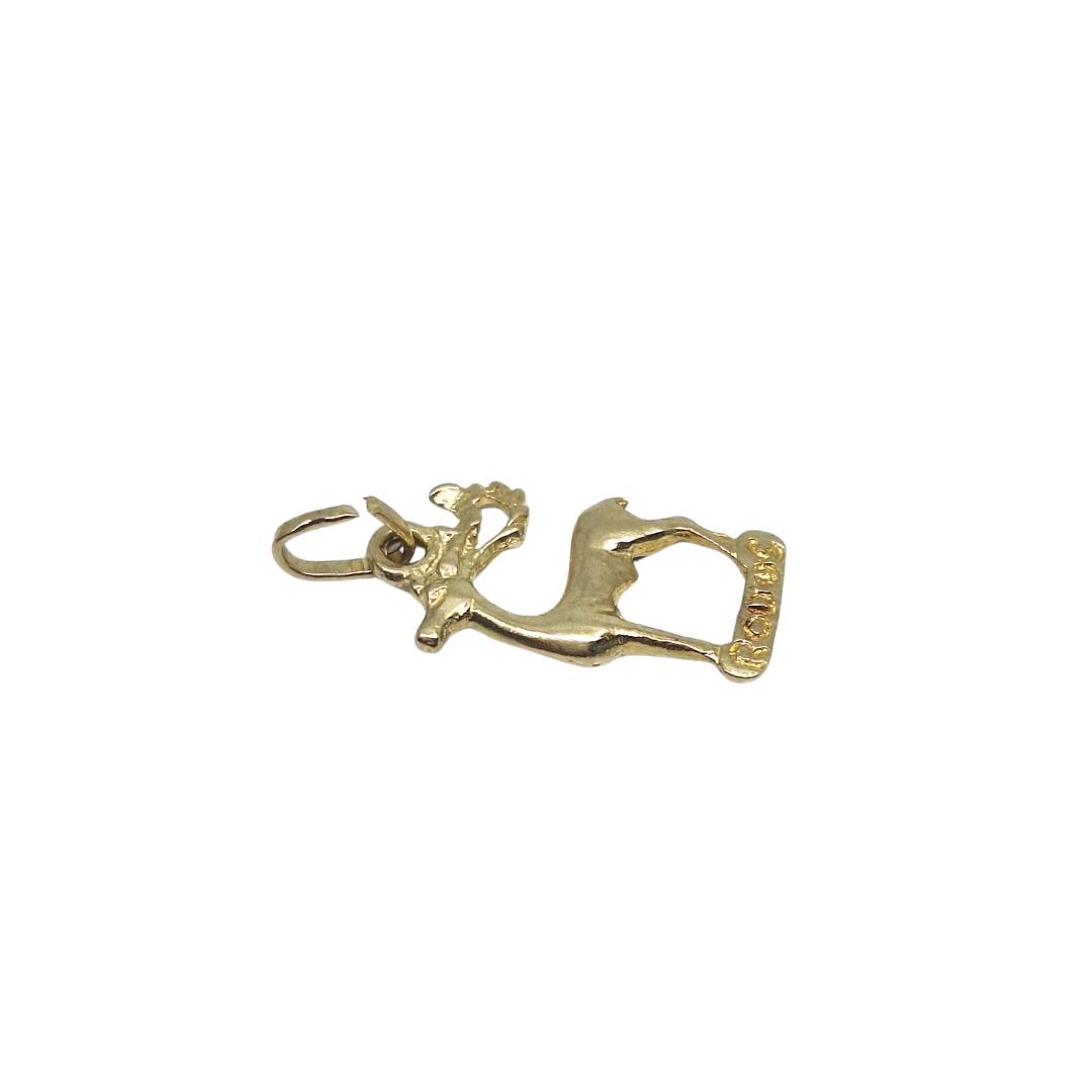 14ct Yellow Gold Deer Of Rhodes Charm