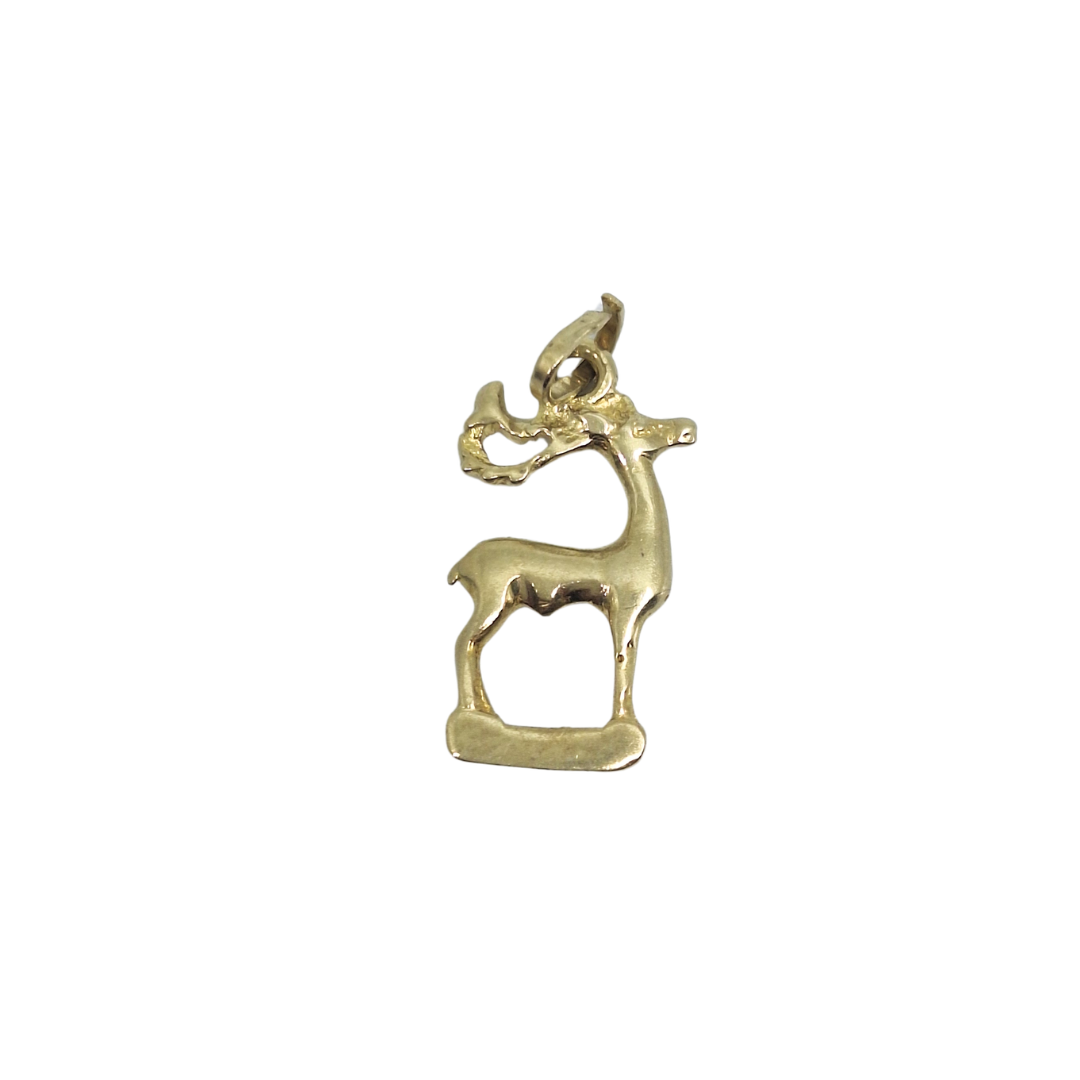 14ct Yellow Gold Deer Of Rhodes Charm
