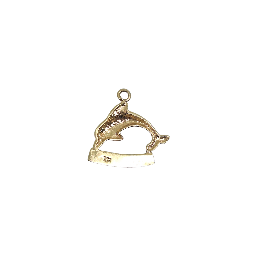 14ct Yellow Gold Key West Dolphin Charm