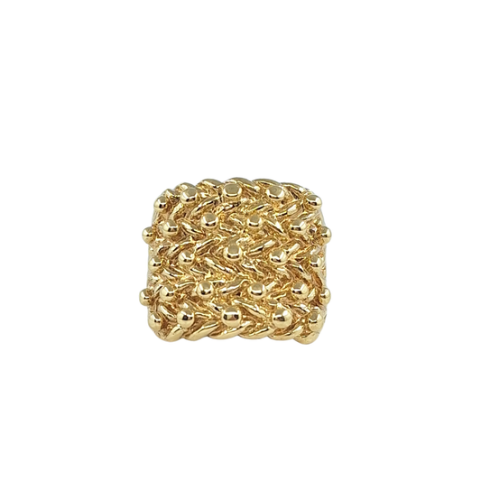 9ct Yellow Gold Keeper Ring