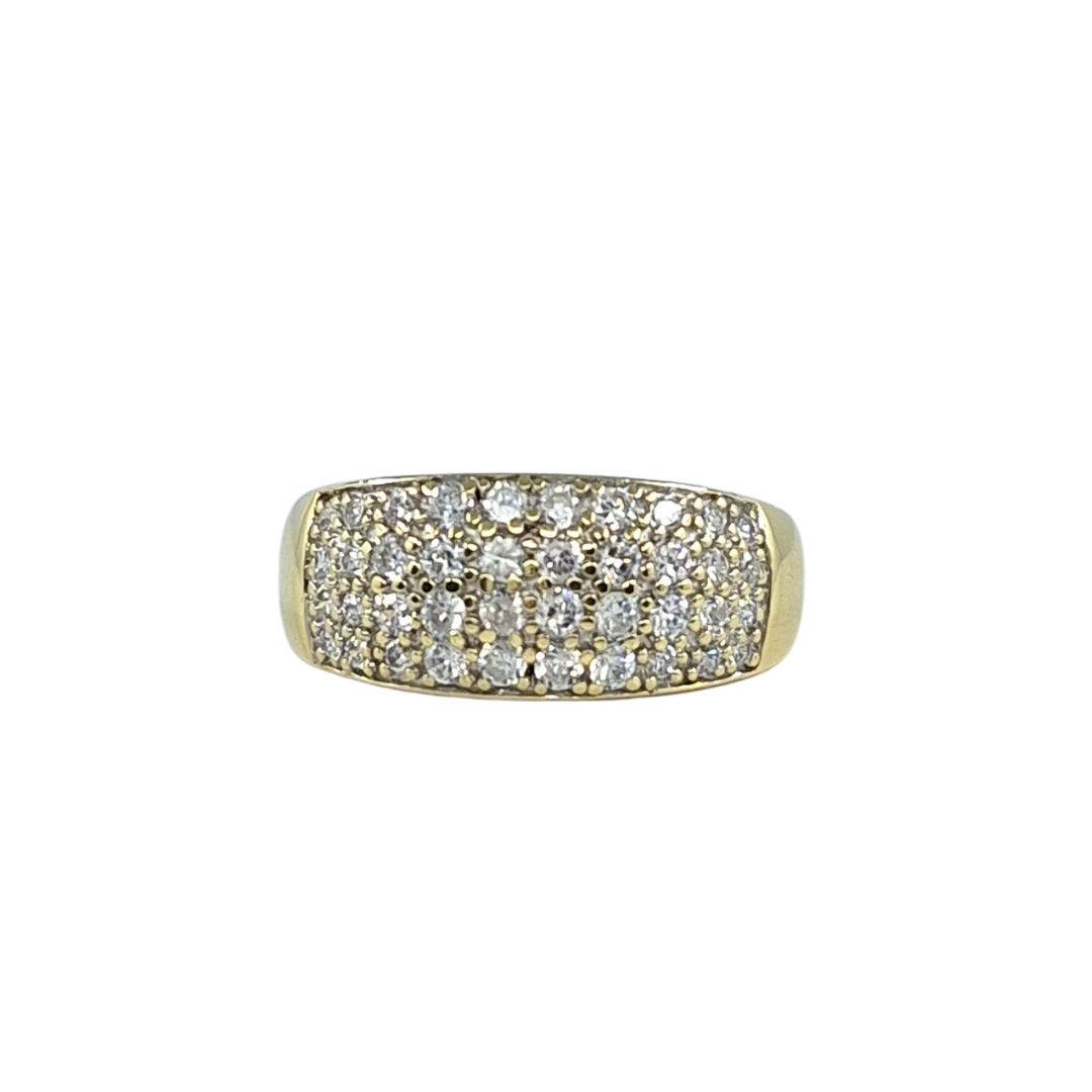 9ct Yellow Gold CZ Ring