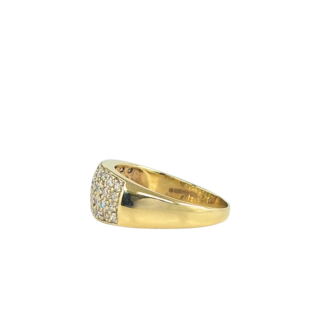 9ct Yellow Gold CZ Ring