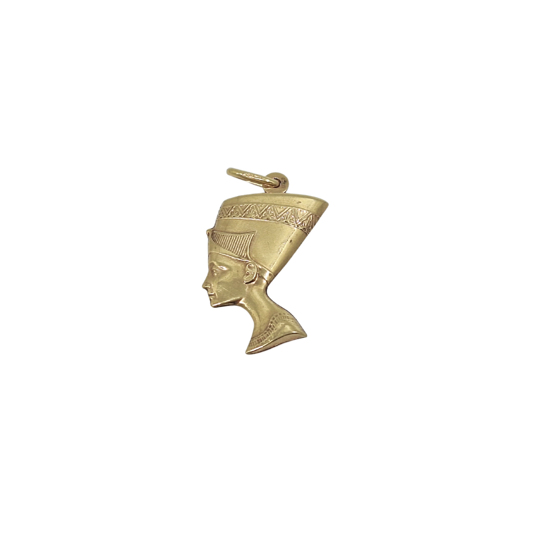 9ct Yellow Gold Egyptian Head Charm