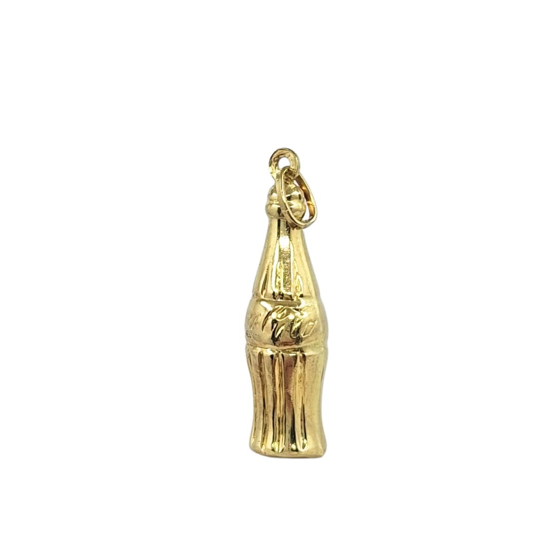 9ct Yellow Gold Hollow Coca Cola Bottle Charm