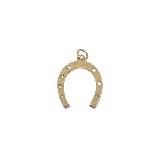 9ct Yellow Gold Horse Shoe Pendant