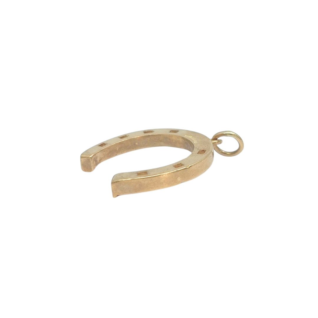 9ct Yellow Gold Horse Shoe Pendant