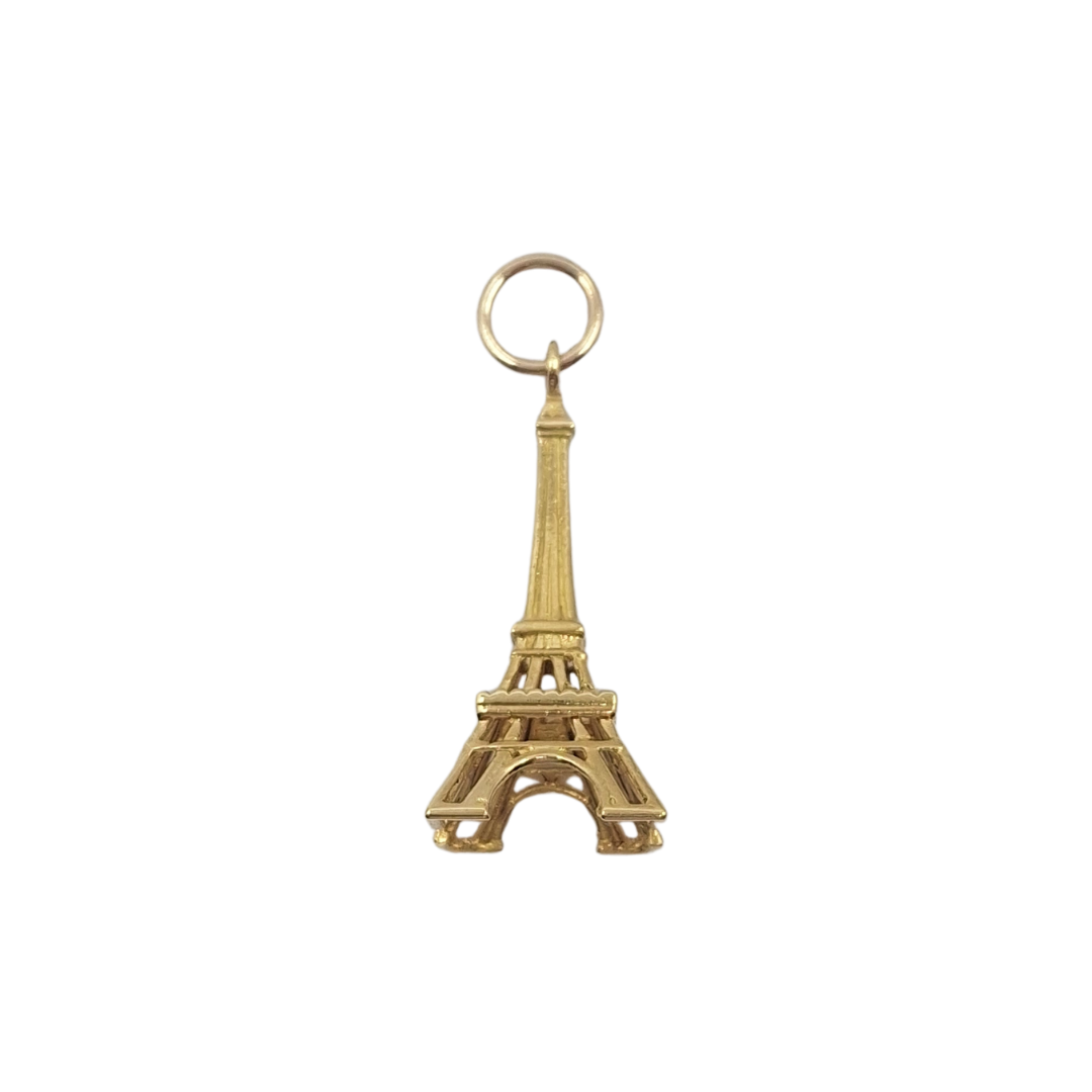9ct Yellow Gold Eiffel Tower Charm