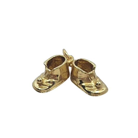 9ct Yellow Gold Booties Charm