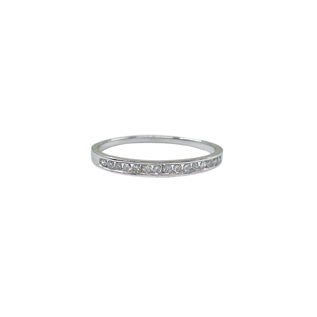 9ct White Gold Diamond Eternity Ring 0.25ct