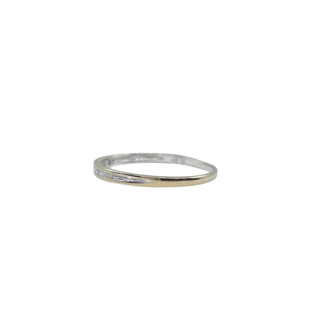 9ct White Gold Diamond Eternity Ring 0.1ct
