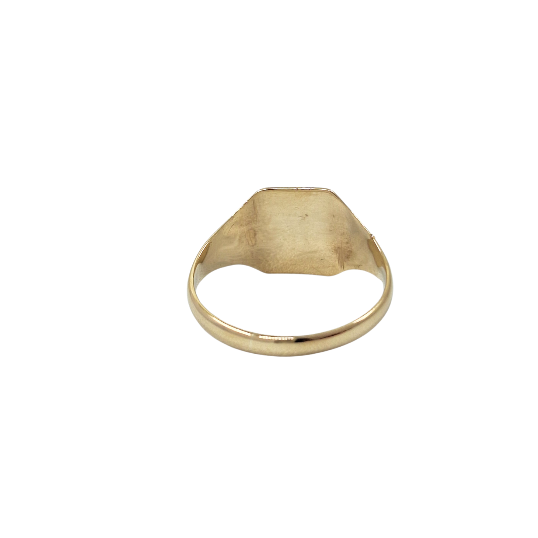 9ct Yellow Gold Signet Ring