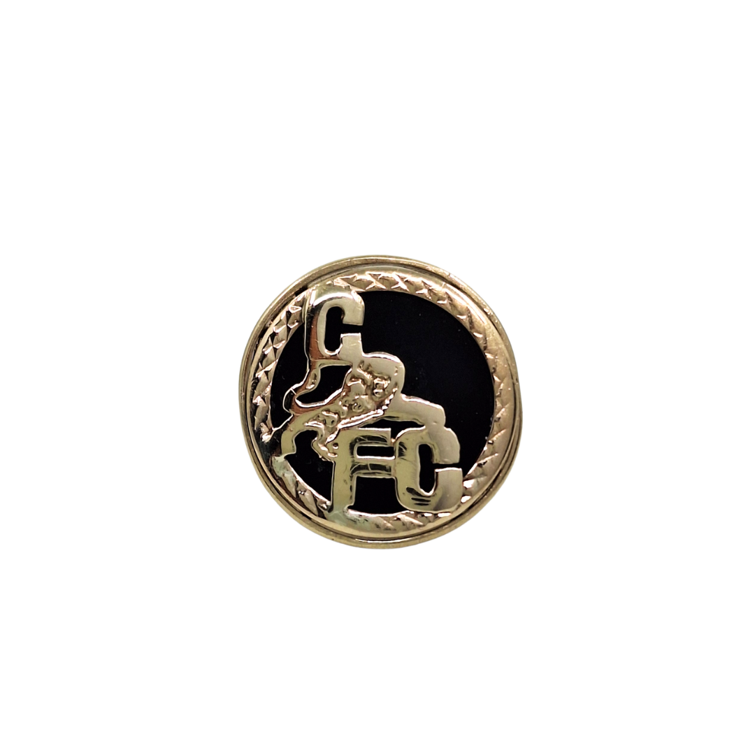 9ct Yellow Gold Chelsea FC Onyx Ring