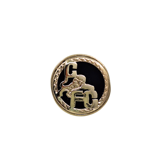 9ct Yellow Gold Chelsea FC Onyx Ring