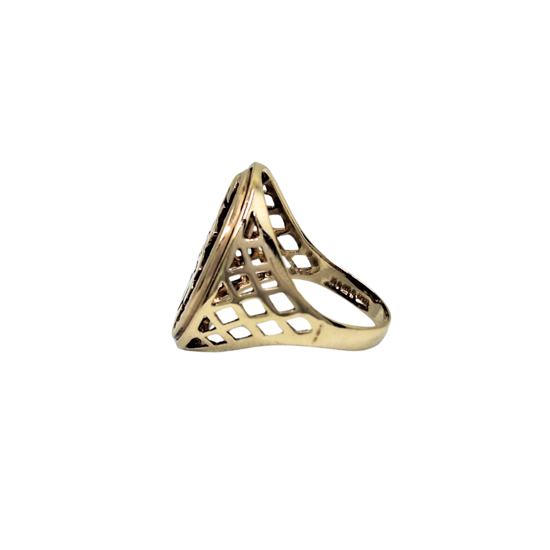 9ct Yellow Gold Chelsea FC Onyx Ring
