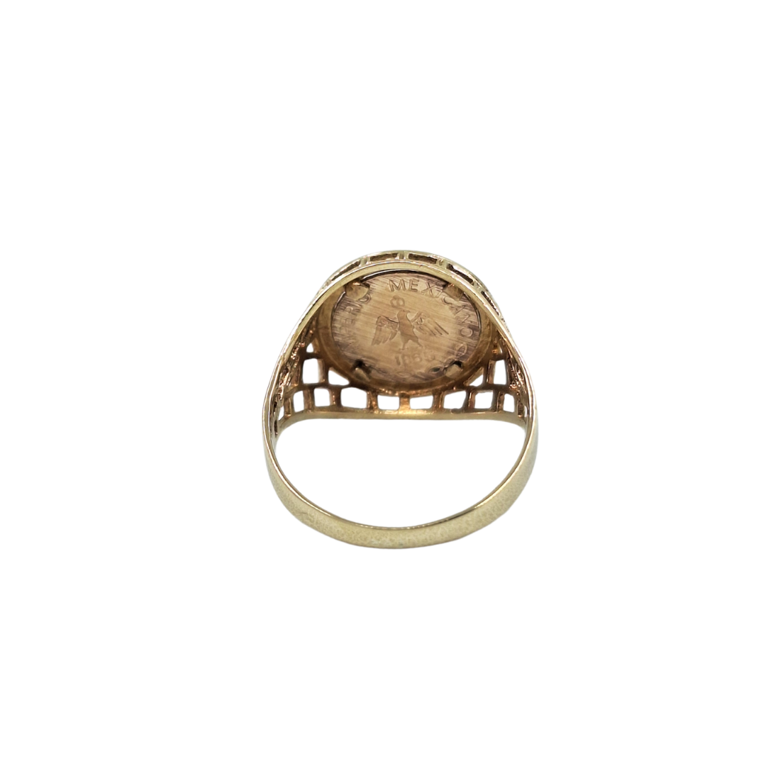 9ct Yellow Gold Coin Ring