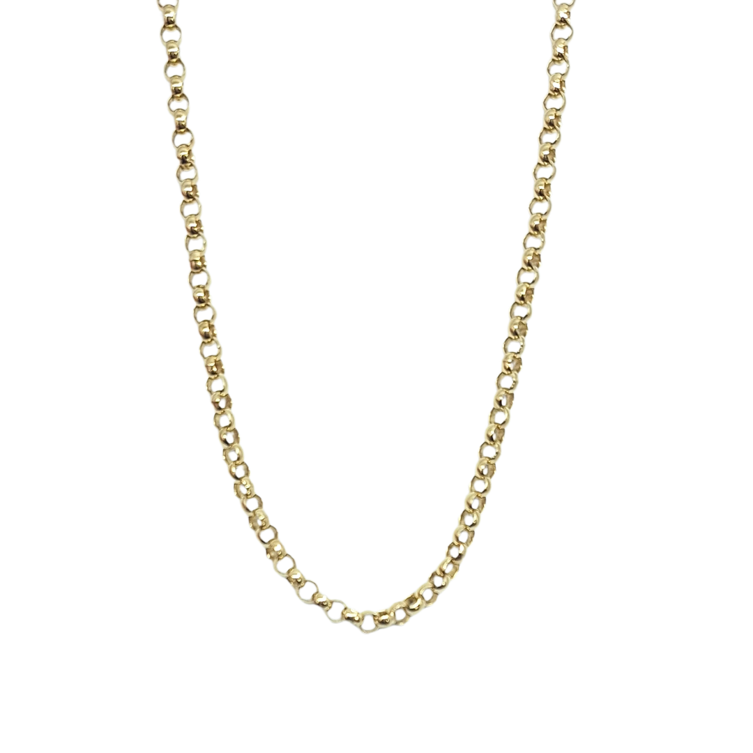 9ct Yellow Gold Belcher Chain 19"