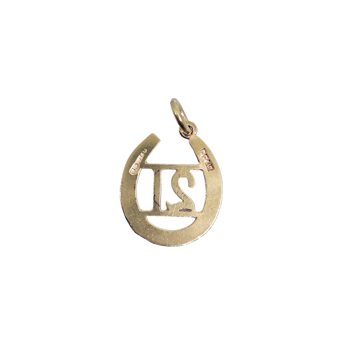 9ct Yellow Gold 21 Horseshoe Charm