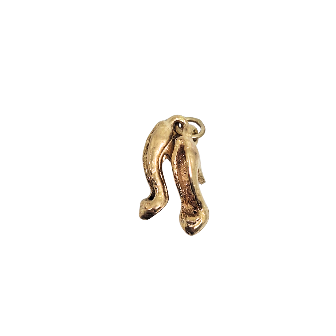 9ct Yellow Gold Solid Stiletto's Charm