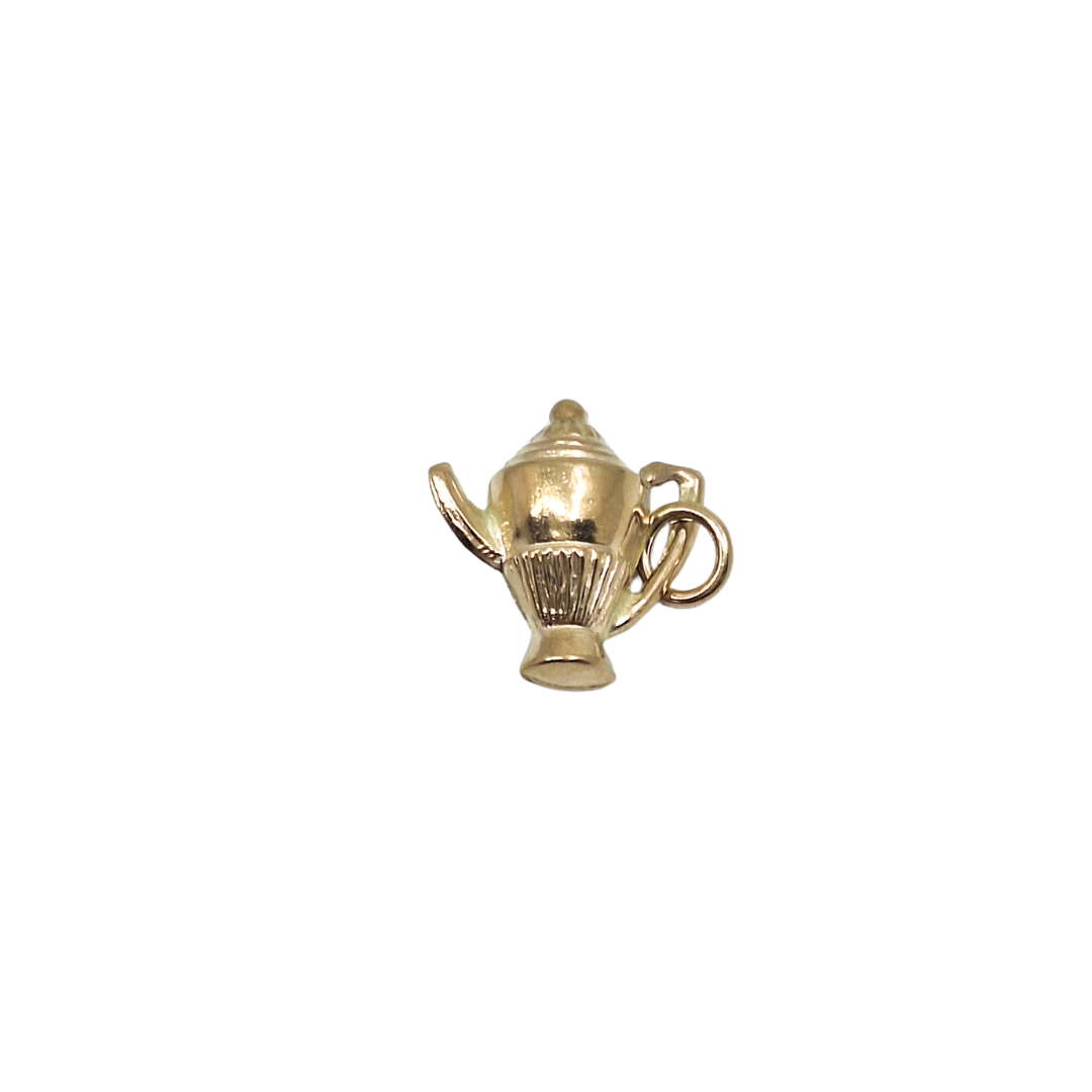 9ct Yellow Gold Hollow Coffeepot Charm