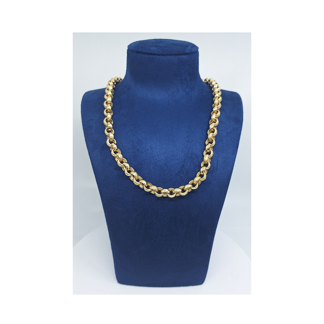 9ct Yellow Gold Heavy Belcher Chain 24"