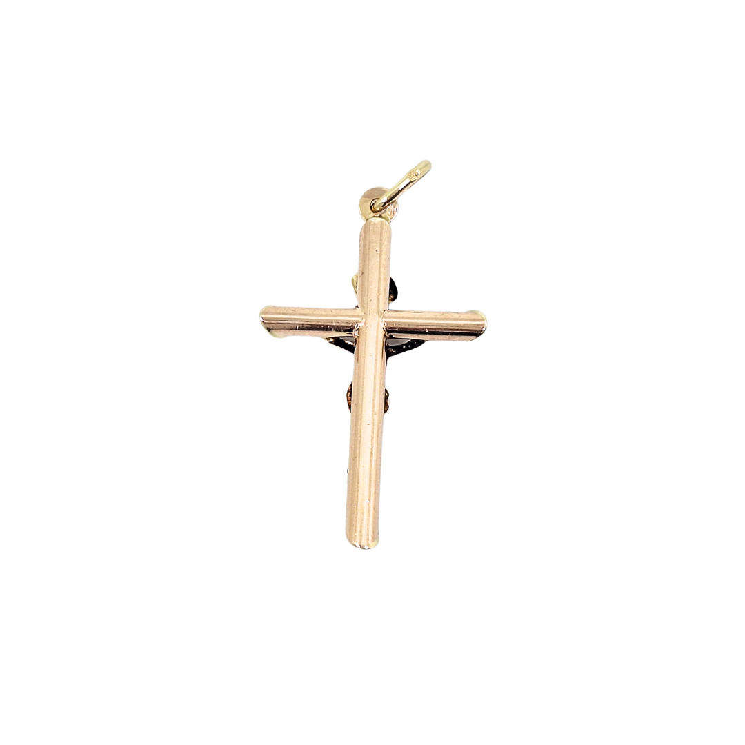 9ct Yellow Gold Crucifix