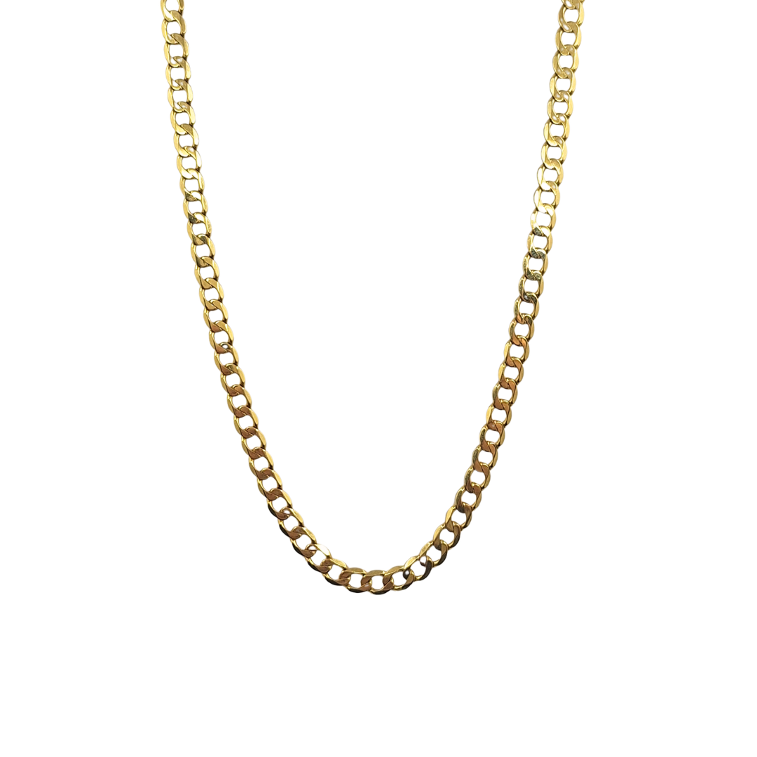 9ct Yellow Gold Curb Chain