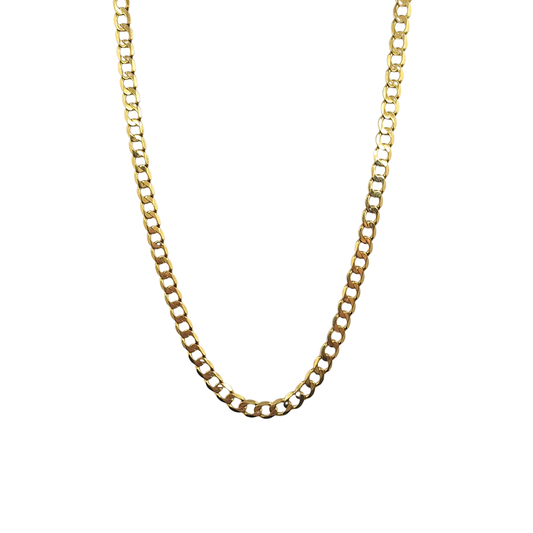 9ct Yellow Gold Curb Chain