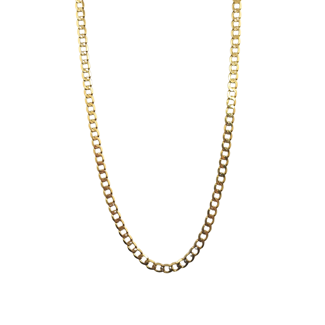 9ct Yellow Gold Curb Chain