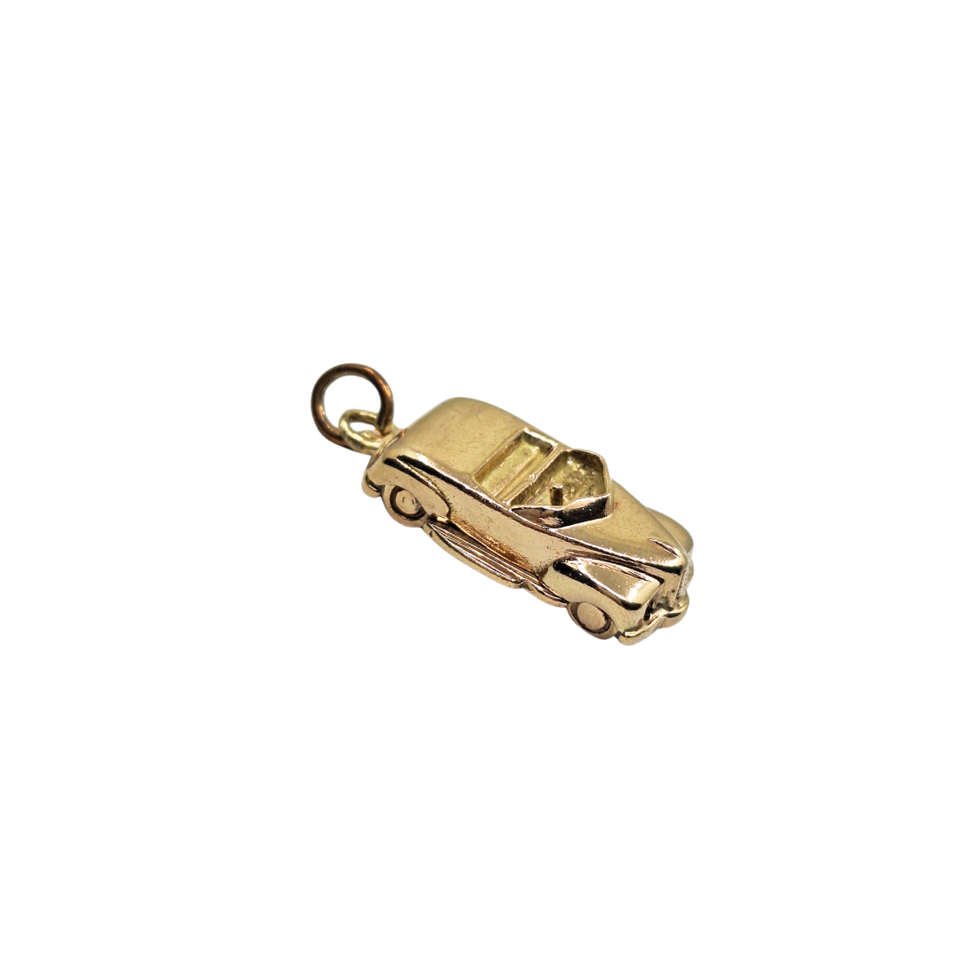 9ct Yellow Gold Car Charm
