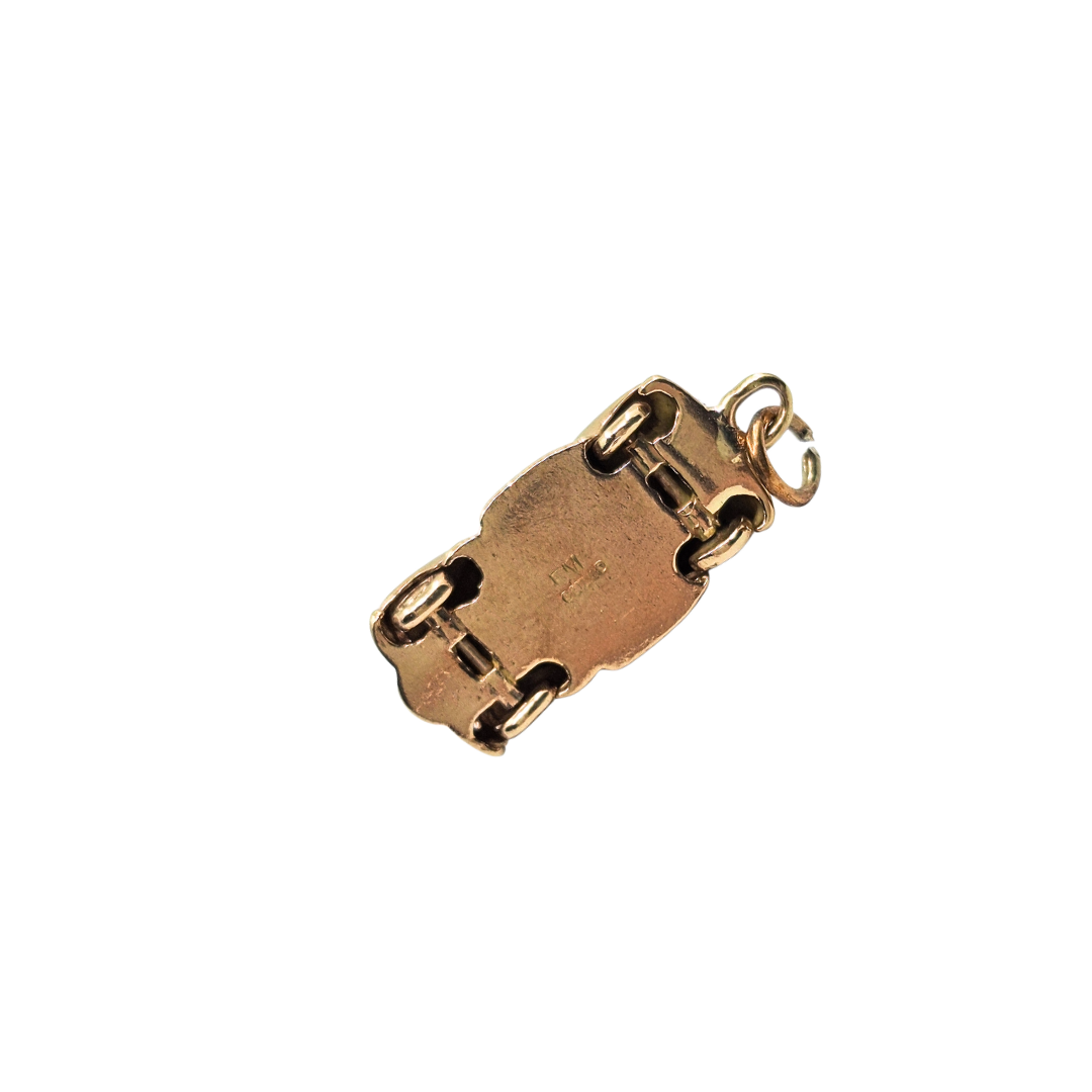 9ct Yellow Gold Car Charm