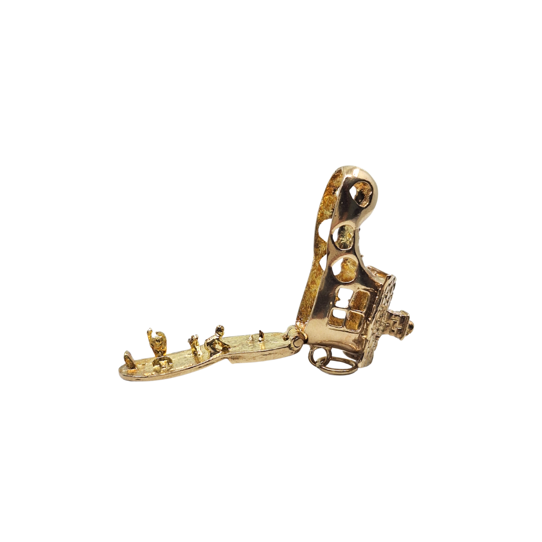 9ct Yellow Gold Houseshoe Charm