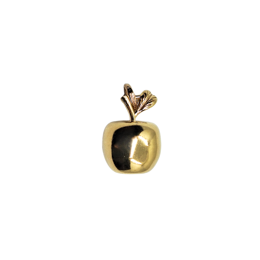 9ct Yellow Gold Hollow Apple Charm