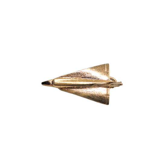 9ct Yellow Gold Solid Concorde Charm