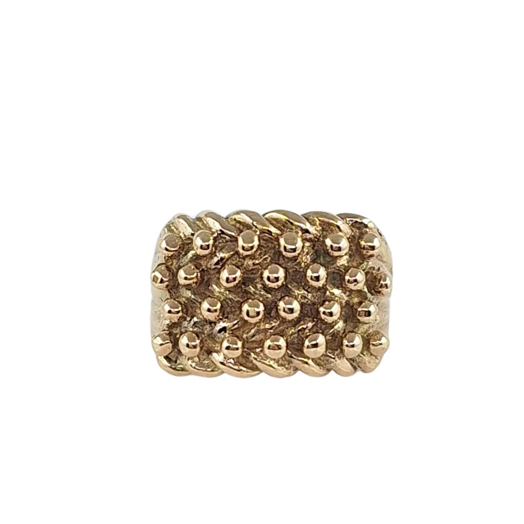 9ct Yellow Gold Keeper Ring