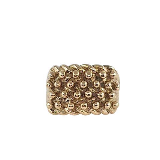 9ct Yellow Gold Keeper Ring