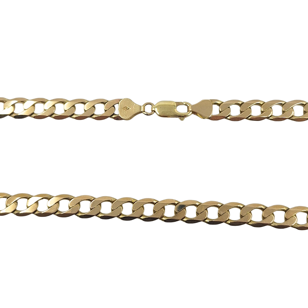 9ct Yellow Gold Curb Chain