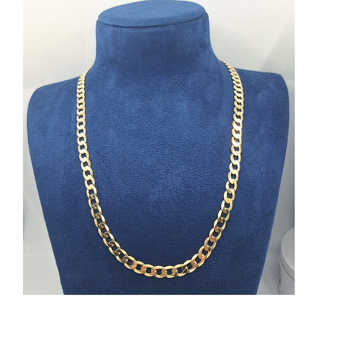 9ct Yellow Gold Curb Chain